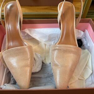 Rejina Pyo Conie Women’s Leather Slingback Heels size 39